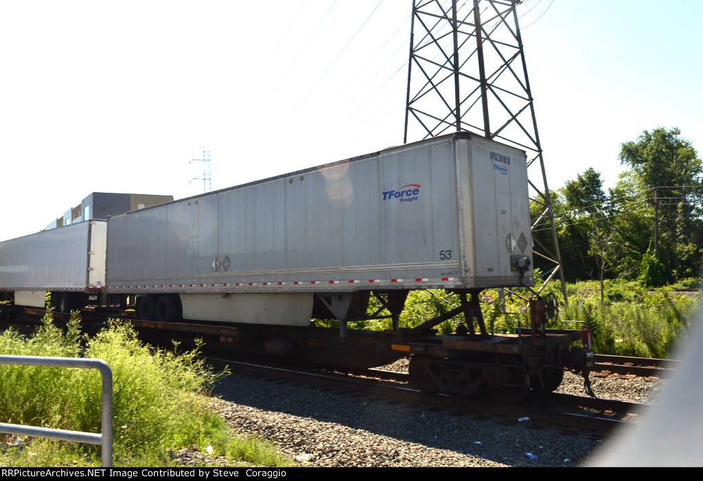 3/4 Front to Rear shot of UPGZ 511818 on TTAX 554302